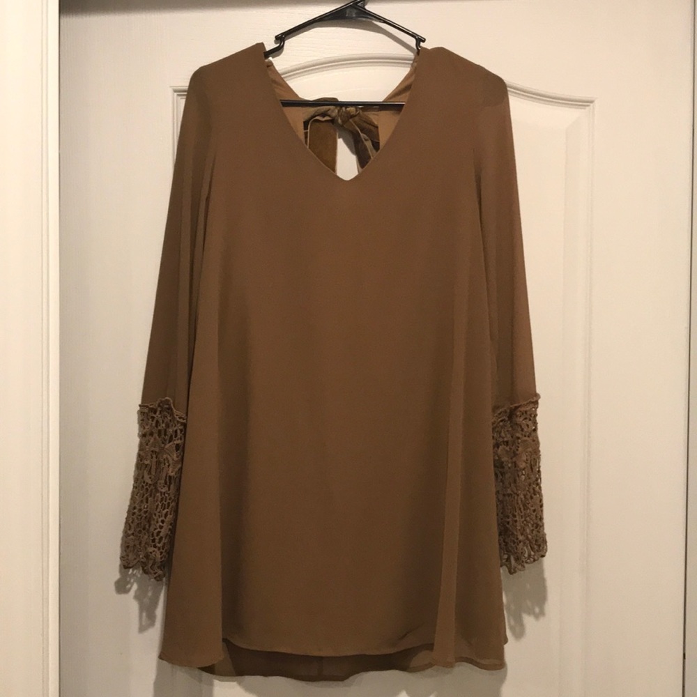 Beautiful tan dress